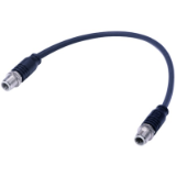 M12 D-coded Cable Assembly 0,3 m